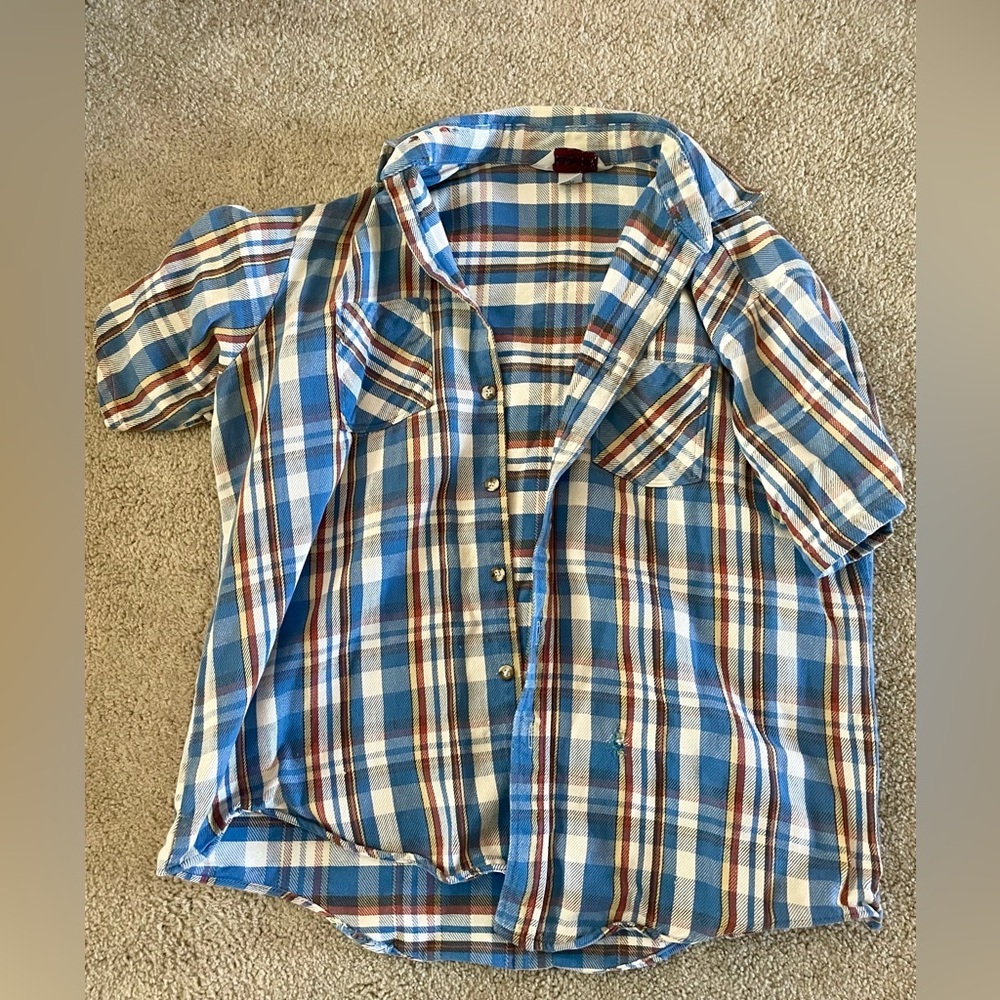 Vintage Big Mac Short-Sleeve Flannel!